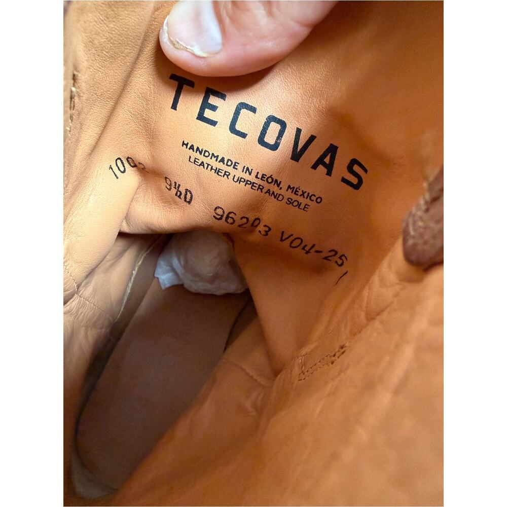 Tecovas Earl Cowboy Roper Boots Mens 9D Goat Leather Western $325 NEW MISMATCHED - Picture 11 of 11